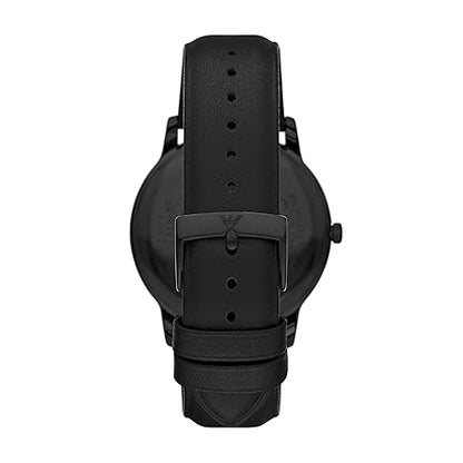Emporio Armani Leather Analog Black Dial Men Watch AR11573