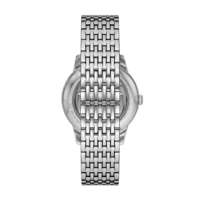 Emporio Armani Stainless Steel Analog Black Dial Men's Watch-AR60081