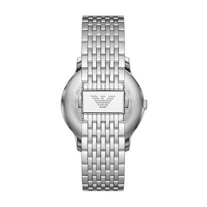 Emporio Armani Stainless Steel Analog Black Dial Men Watch-AR11600