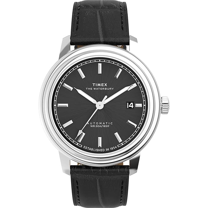 TIMEX Waterbury Metropolitan Mechanical Automatic Watch for Men TW2Y23000UJ
