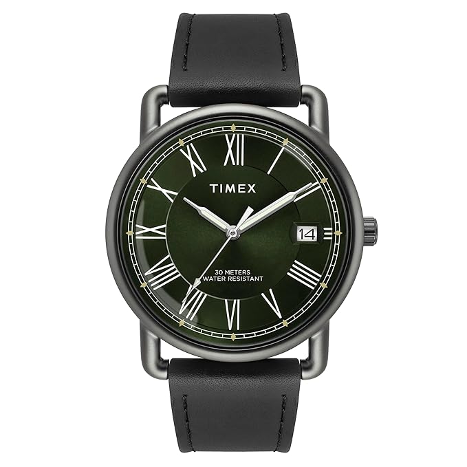TIMEX Analog Watch for Men with Round Dial & Water Resistant Man's Wrist Watches TWEG25602