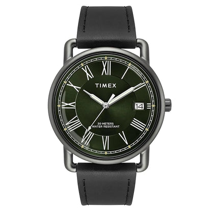 TIMEX Analog Watch for Men with Round Dial & Water Resistant Man's Wrist Watches TWEG25602
