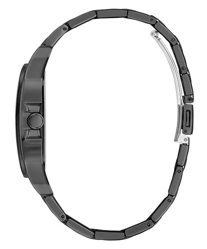 GUESS Men Black Square Stainless Steel Dial Analog Watch- GW0631G2