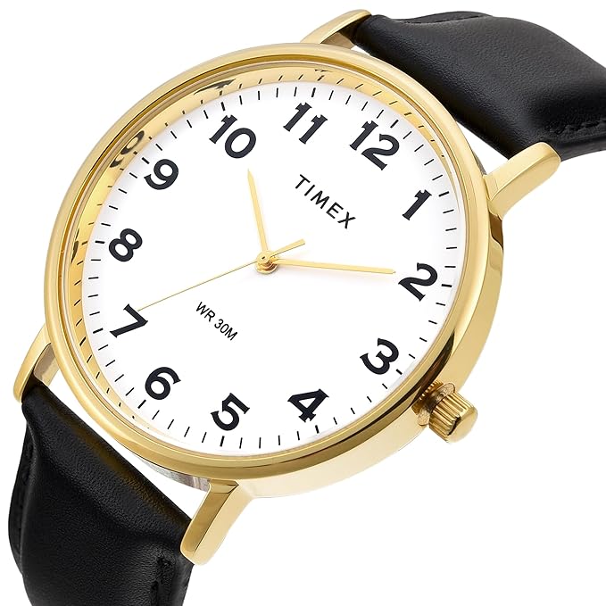 TIMEX Classics Analog Watch for Man with White Round Dial TWTG12202
