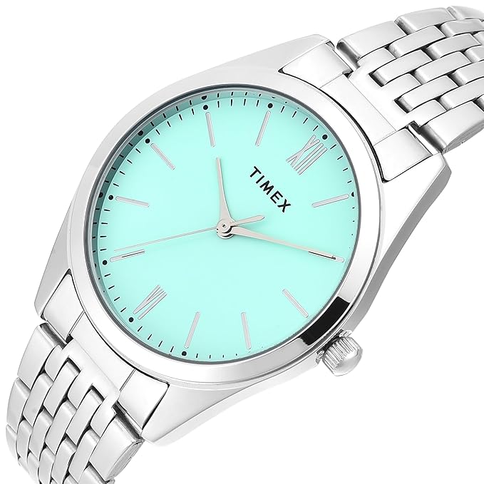 TIMEX Analog Watch for Woman with Round Dial & Water Resistant Women's Wrist Watches TWTL14100