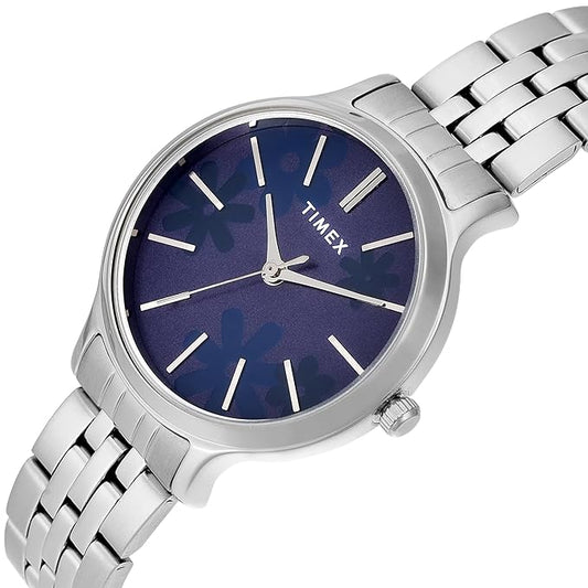 TIMEX Analog Watch for Woman with Round Dial & Water Resistant TWTL12312