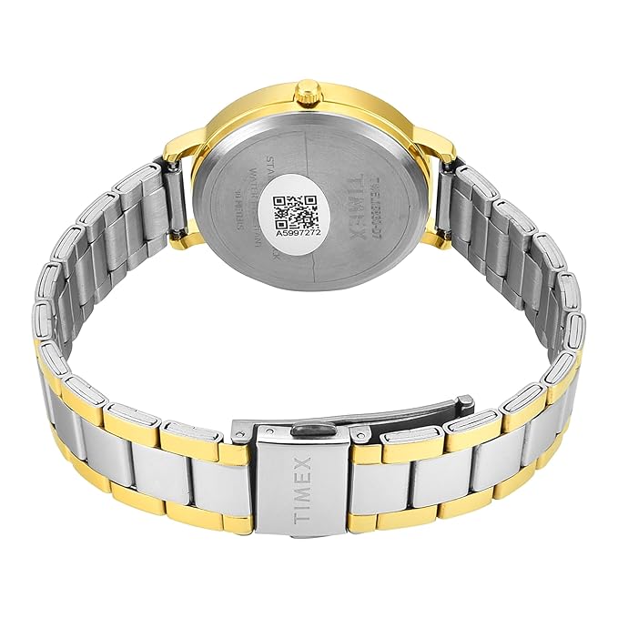 Timex Trendline Women Quartz Green Dial Analog Stainless Steel Watch TWEL15830