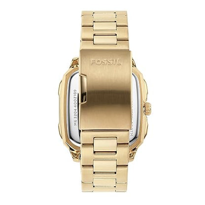 Fossil Inscription Analog Black Dial Men's Watch-ME3204