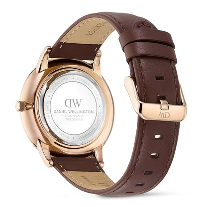 Daniel Wellington Round 42mm Black Dial Analog Men Watch - DW0DG2001