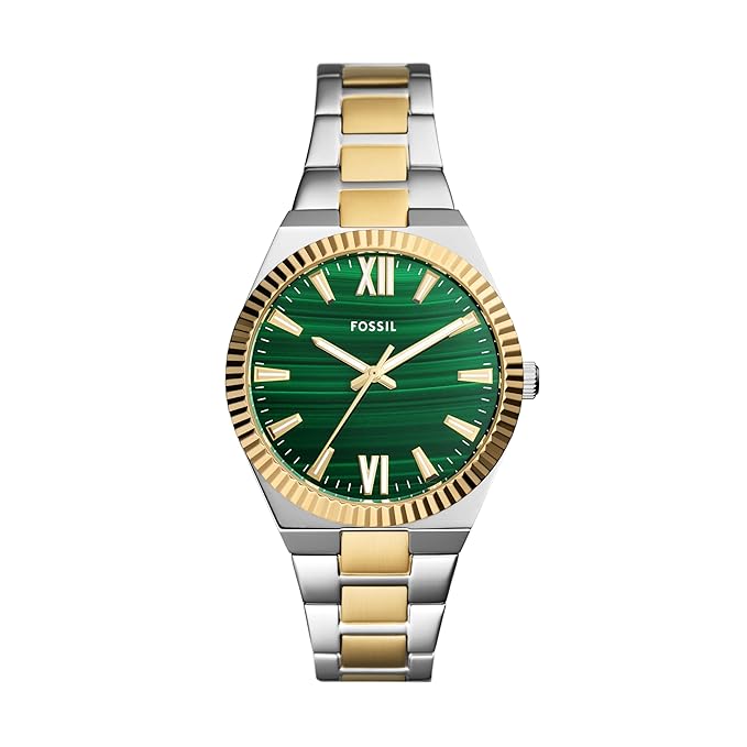 Fossil Analog women Scarlette Multi-Colour Quartz Stainless Steel Watch ES5334