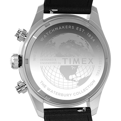 TIMEX Waterbury Heritage Analog Silver Round Dial Men's Wrist Watch - TW2Y19300IK
