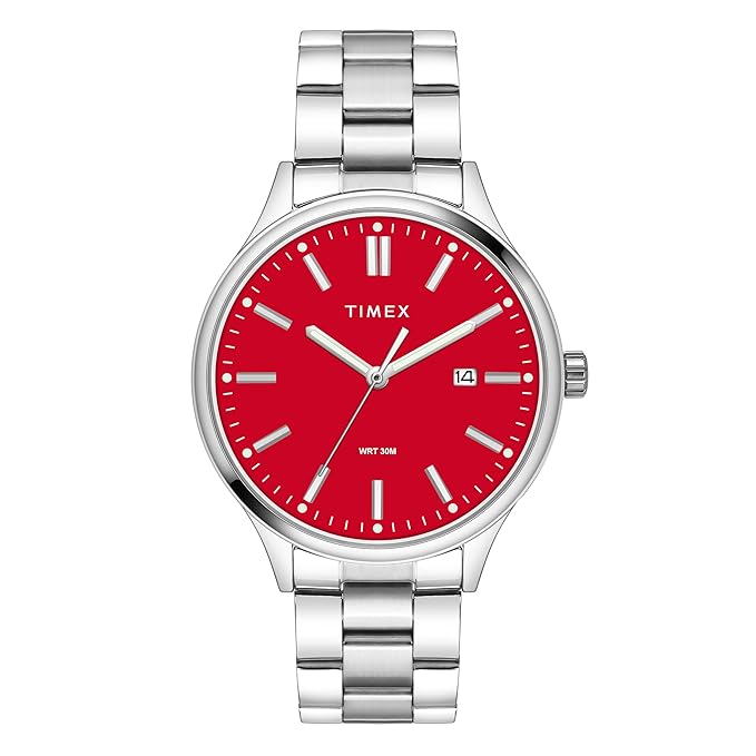 TIMEX Analog Watch for Men with Round Dial & Water Resistant Man's Wrist Watches - TWEG18431