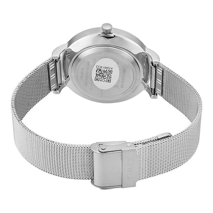 TIMEX Analog Watch for Woman with Round Dial & Water Resistant TWEL12920