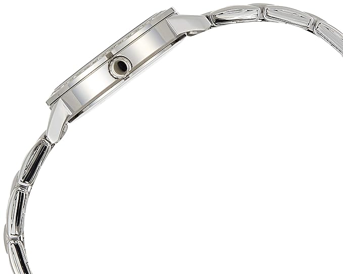 CITIZEN Stainless Steel Analog Blue Dial Women Watch-El3040-55L, Silver Band