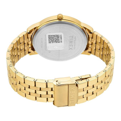 TIMEX Classics Analog Watch for Men with Round Dial & Water Resistant Man's Wrist Watches - TWTG12104