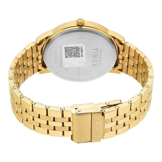 TIMEX Classics Analog Watch for Men with Round Dial & Water Resistant Man's Wrist Watches - TWTG12104