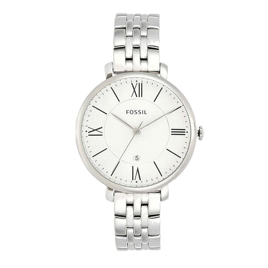 Fossil Analog White Dial Women's Watch - ES3433I