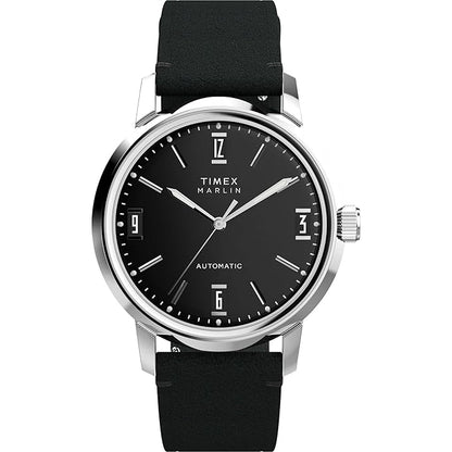 TIMEX Marlin Men Black Round Dial Automatic Analog Watch - TW2W59700UJ
