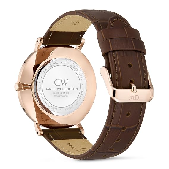 Daniel Wellington Round 41mm Off White Dial Analog Men Watch - DW0DG2301