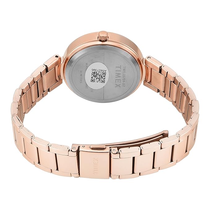 TIMEX Analog Watch for Woman with Round Dial & Water Resistant Women's Wrist Watches - TWEL18724