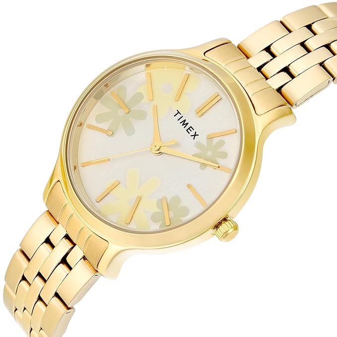 TIMEX Analog Watch for Woman with Round Dial & Water Resistant Women's Wrist Watches - TWTL12313