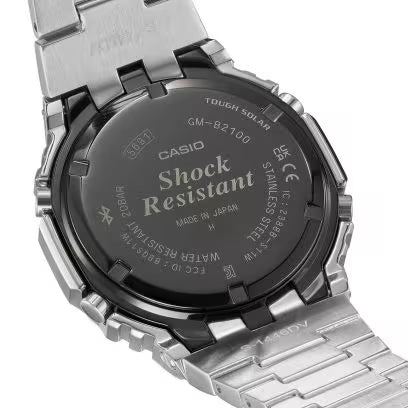G-Shock Men Quartz Black Dial Analog-Digital Stainless Steel Watch G1638