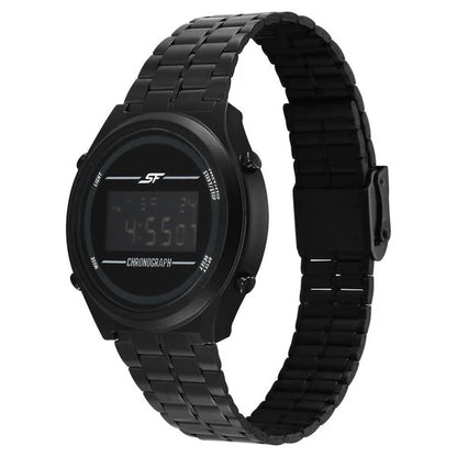 Sonata CirQle Digital Dial Stainless Steel Strap Watch For Men 77162PM02W