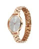 Titan Neo Quartz Analog Grey Dial Rose Gold Metal Strap Watch For Women nu2648wm10