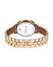Titan Neo Quartz Analog Maroon Dial Rose Gold Metal Strap Watch For Women nu2648wm11