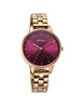 Titan Neo Quartz Analog Maroon Dial Rose Gold Metal Strap Watch For Women nu2648wm11