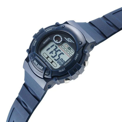 Sonata Digital Dial Grey Plastic Strap Watch for Men NU7982PP11