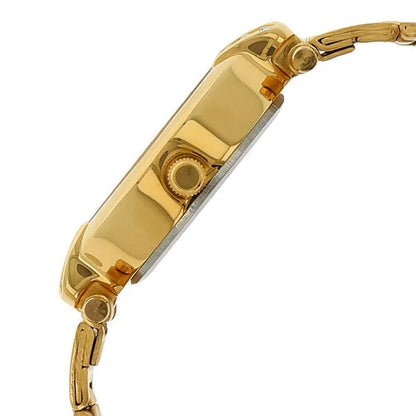 Sonata Quartz Analog Champagne Dial Stainless Steel Strap Watch for Women