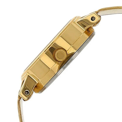 Sonata Quartz Analog Champagne Dial Stainless Steel Strap Watch for Women
