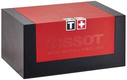 Tissot Men's Stainless Steel Quartz Watch with Leather-Synthetic Strap Brown T1064171603200)