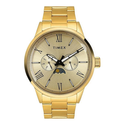 TIMEX Analog Watch for Men with Round Dial & Water Resistant Man's Wrist Watches - TWEG19945