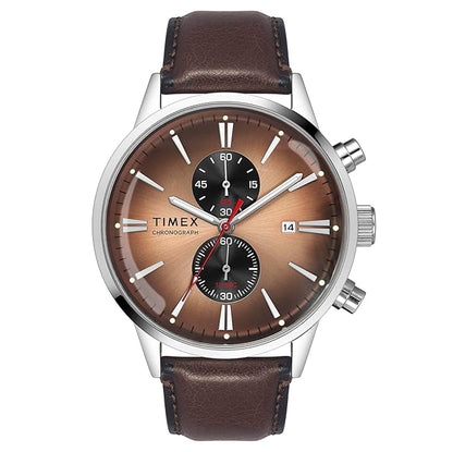 TIMEX Analog Watch for Men with Round Dial & Water Resistant Man's Wrist Watches - TWEG19930