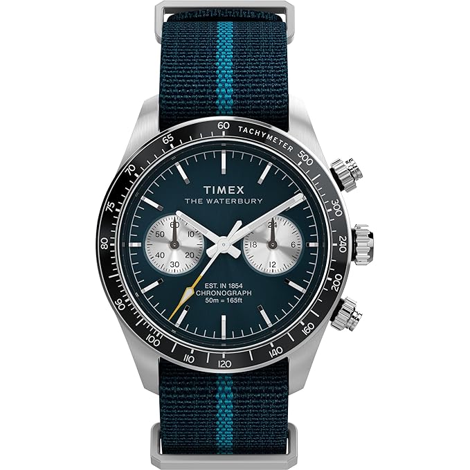 TIMEX Waterbury Heritage Blue Round Dial Analog Men's Watch - TW2Y39000UJ