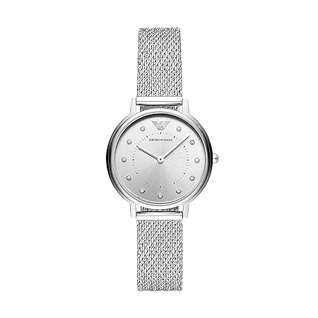 Emporio Armani Analog Silver Dial Women's Watch-AR11128