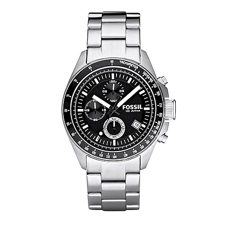 Fossil Decker Chronograph Analog Black Dial Men's Watch - CH2600IE