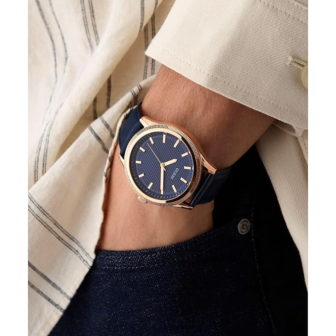 GUESS Dex Analog Watch for Men with Round Dial & Water Resistant Man's Wrist Watches GW0846G2