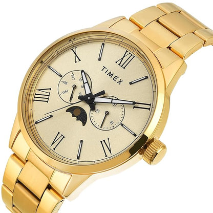 TIMEX Analog Watch for Men with Round Dial & Water Resistant Man's Wrist Watches - TWEG19945