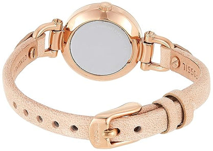 Fossil Georgia Mi Analog White Dial Women's Watch -ES3745I