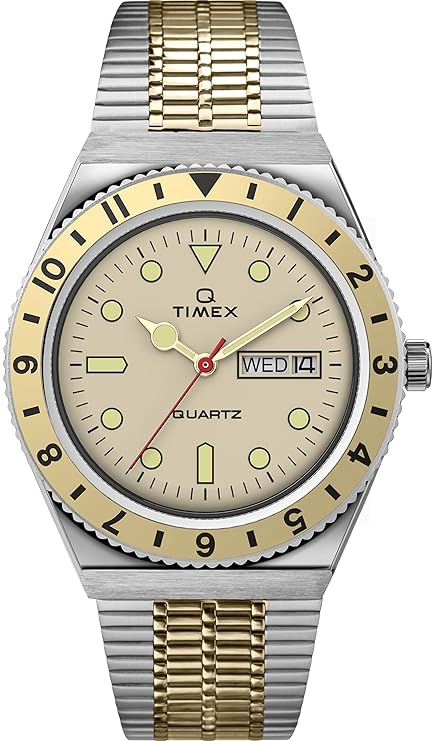 TIMEX Diver Inspired Analog Watch for Man with Champagne Men's Wrist Watches - TW2V18600U9