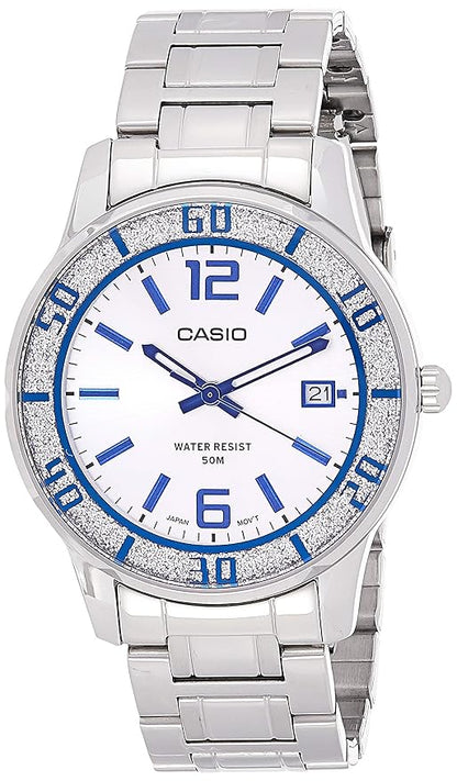 Casio Enticer Analog Silver Dial Women's Watch - LTP-1359D-7AVDF (A810)