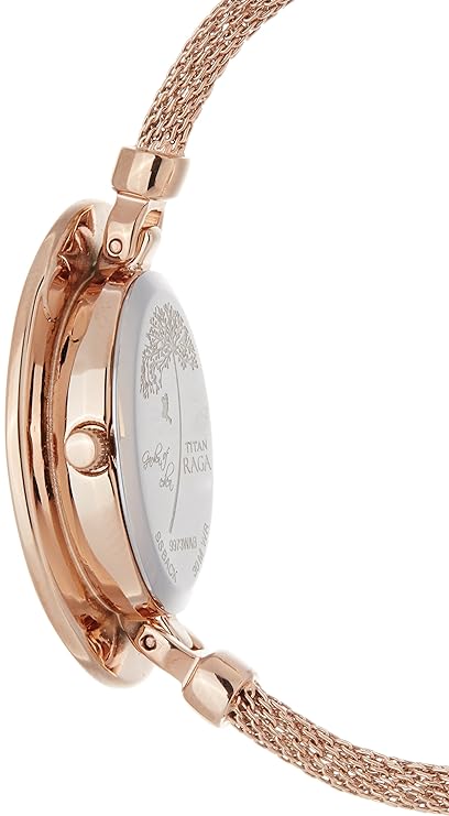 Titan Raga Analog Mother of Pearl Dial Women's Watch- NJ9973WM02E