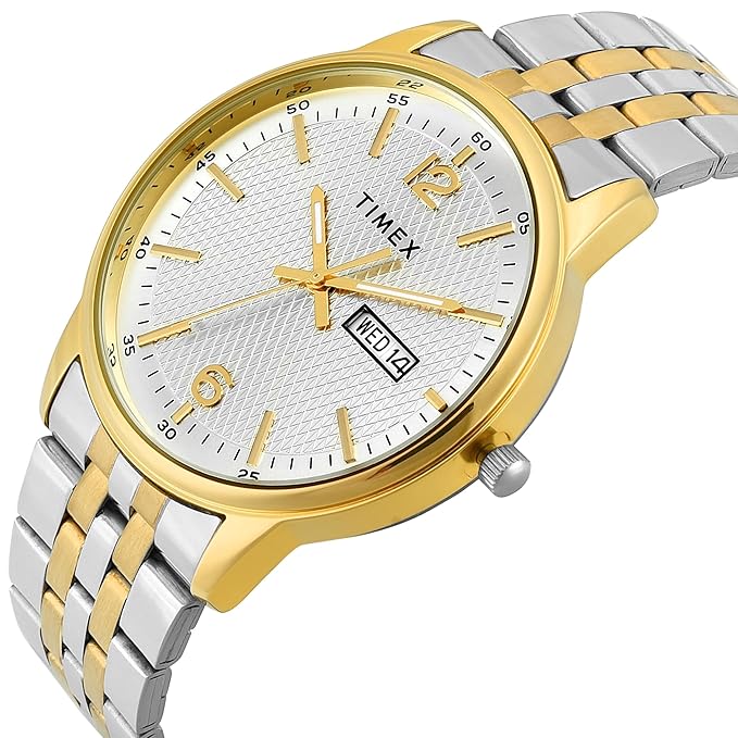 TIMEX Trendline Silver Round Dial Analog Watch  - For Men TWTG12112