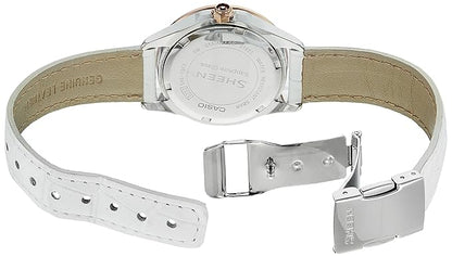 Casio Sheen Analog Rose Gold Dial Women's Watch - SHE-4510GL-9AUDR(SX079)