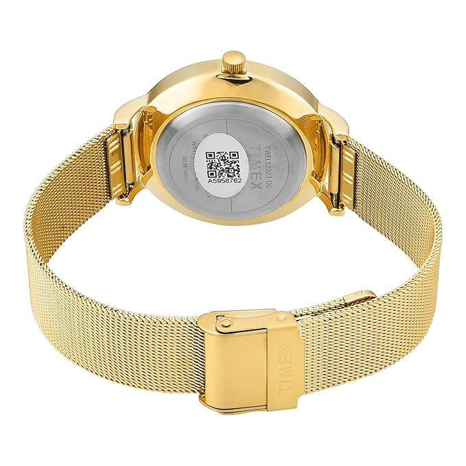 TIMEX Analog Watch for Woman with Round Dial & Water Resistant Women's Wrist Watches - TWEL12923