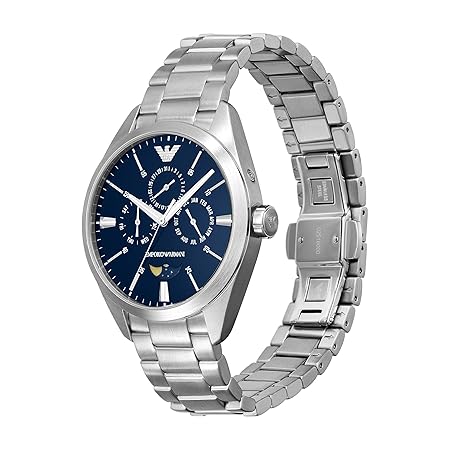 Emporio Armani Stainless Steel Analog Blue Dial Men Watch-AR11553