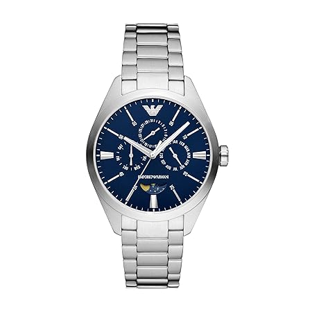 Emporio Armani Stainless Steel Analog Blue Dial Men Watch-AR11553